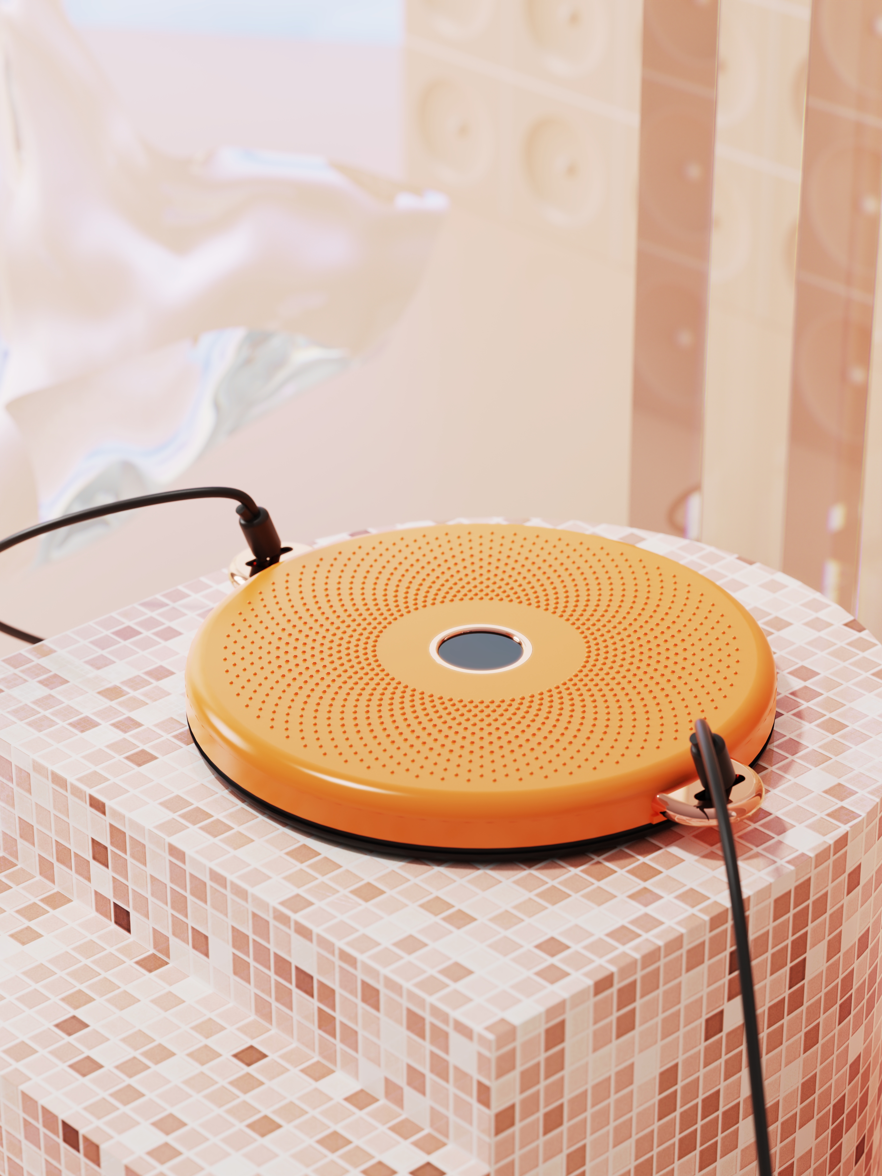 Waist twisting disc, fitness，