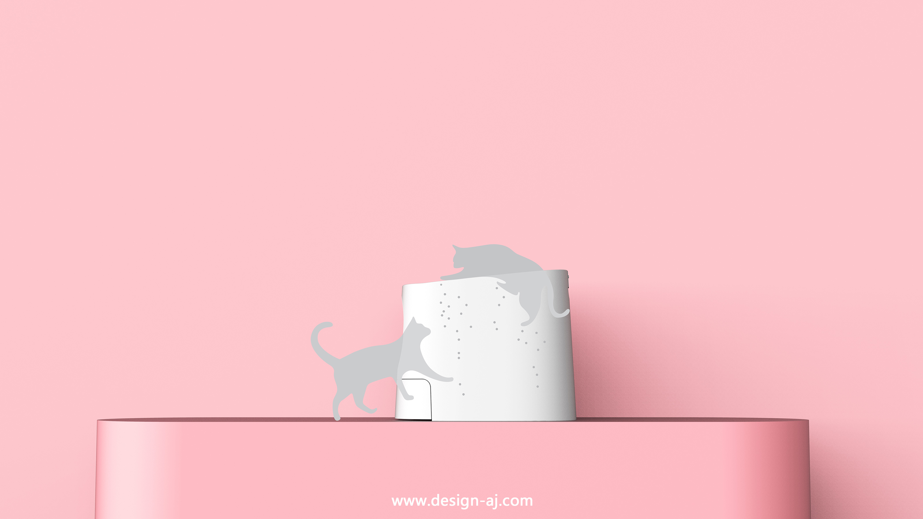 Litter Basin，Pet products，Automatic litter Basin，Cat Toilet，Aijia industrial design，cat owner，Cat products，Semi closed litter Basin，