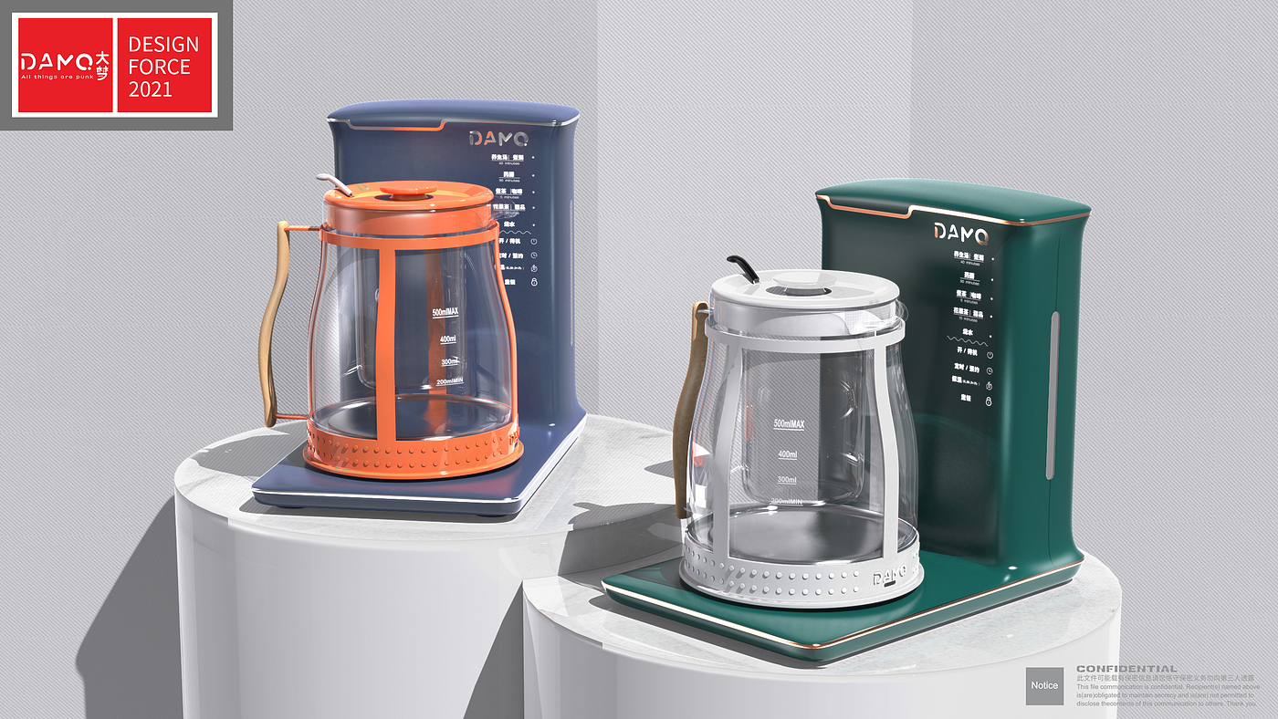 Multifunctional health preserving pot，product design，Appearance design，Household Electric Appliances，Living home，Punk，health preservation，