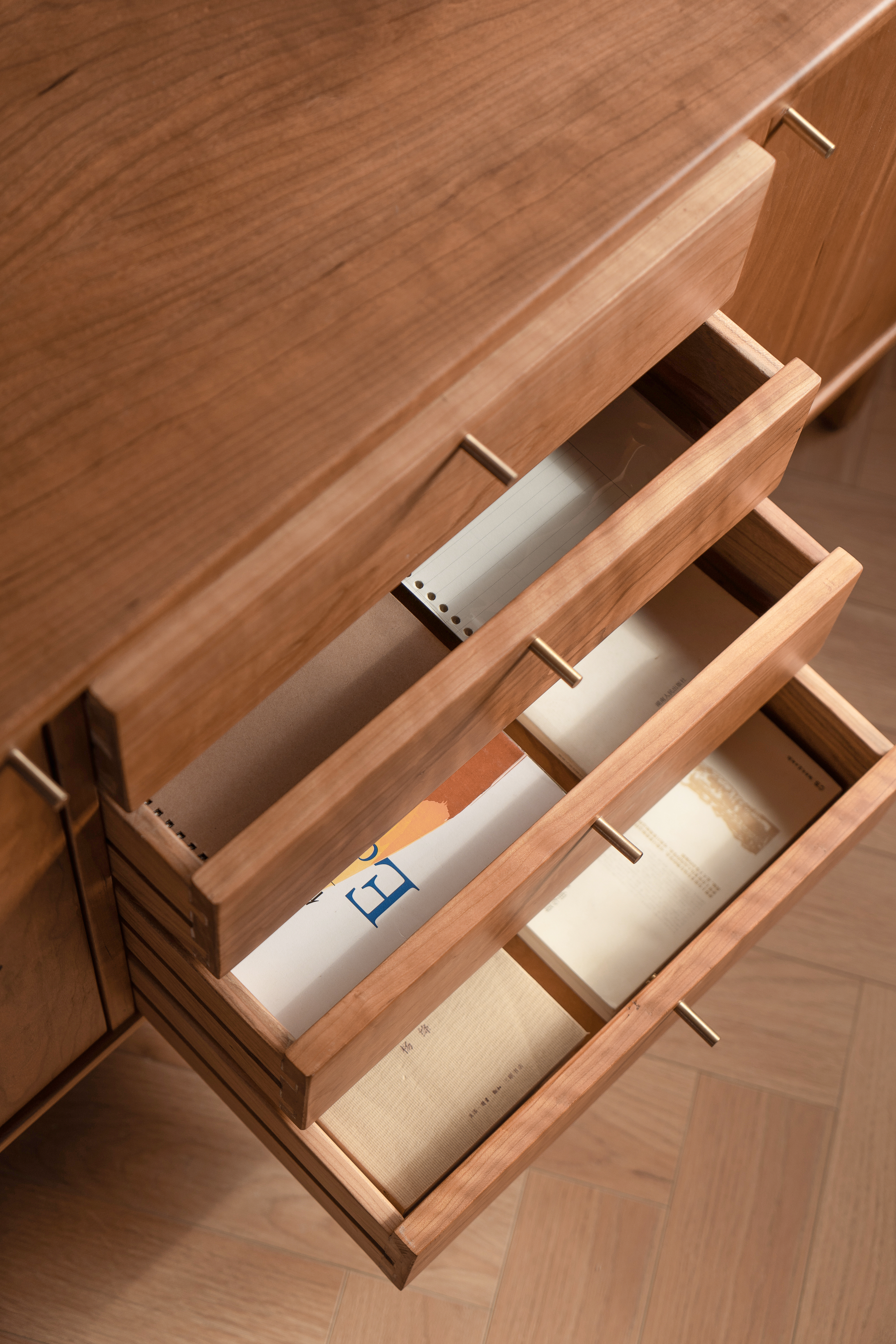 Japanese furniture / side cabinet / bucket cabinet / Northern Europe，