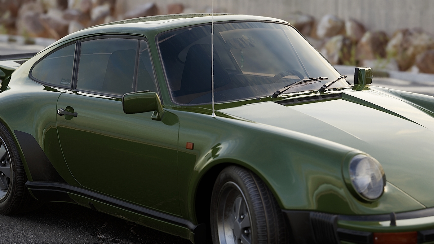 Unreal 4，UE4，Car rendering，