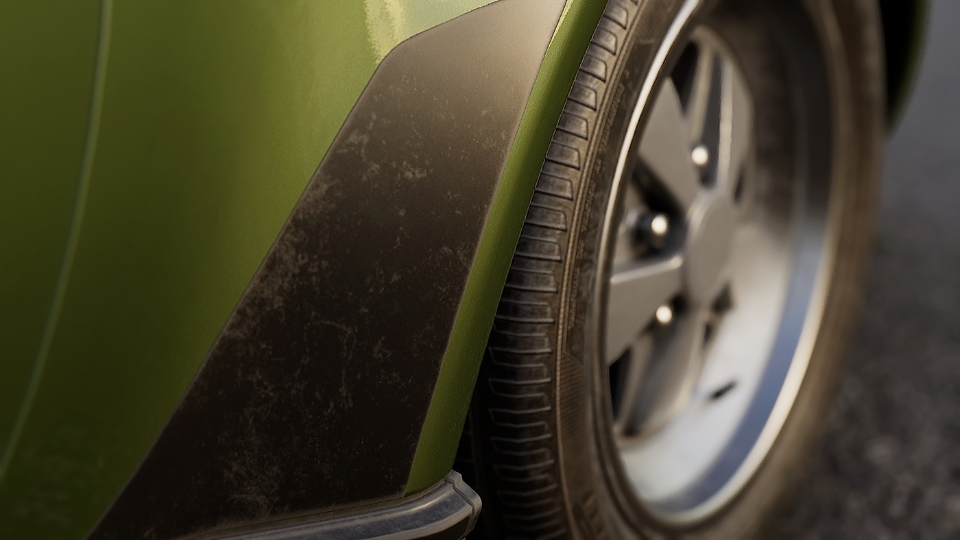 Unreal 4，UE4，Car rendering，