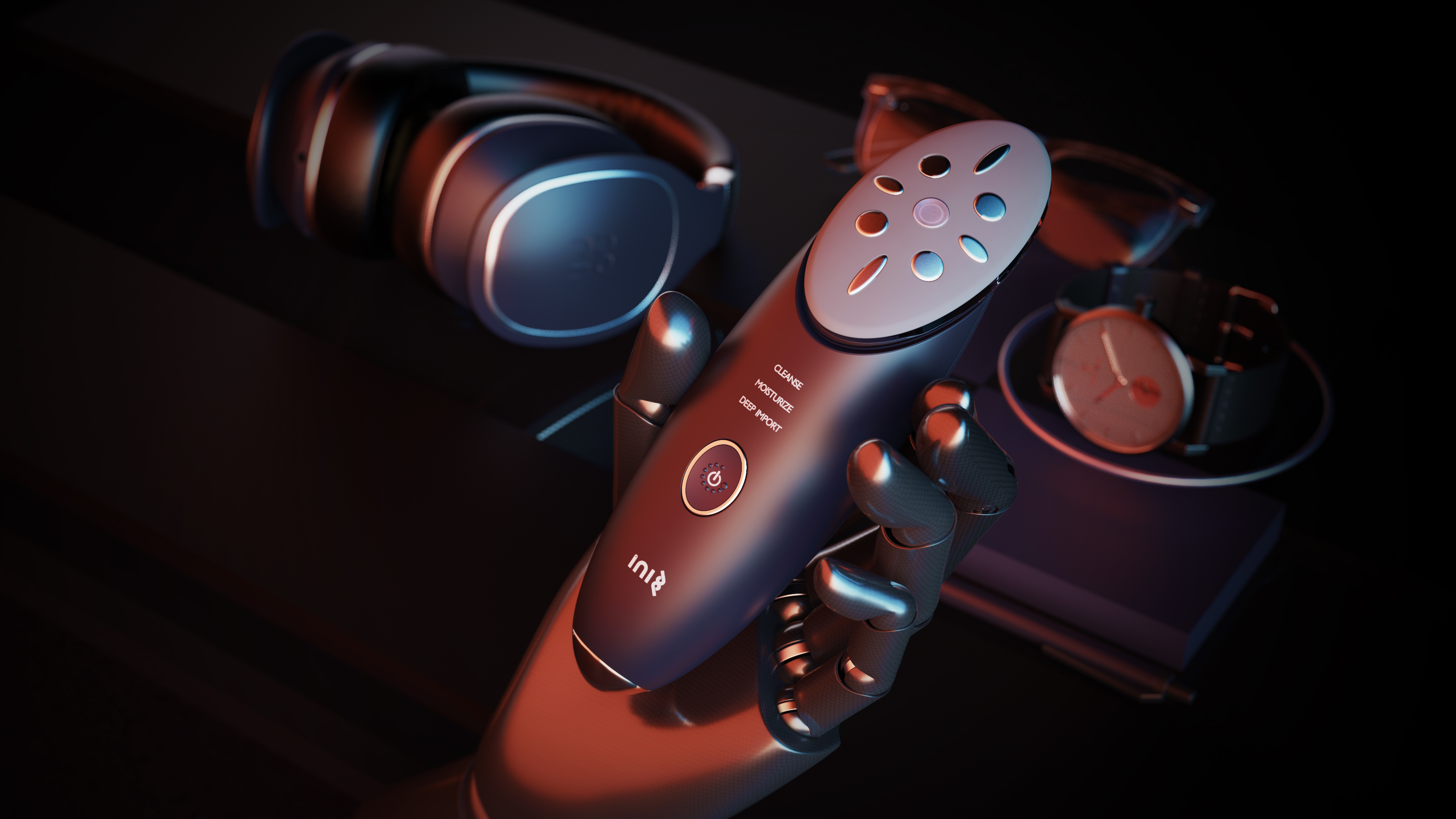 Beauty instrument inspired by "rice grain"，