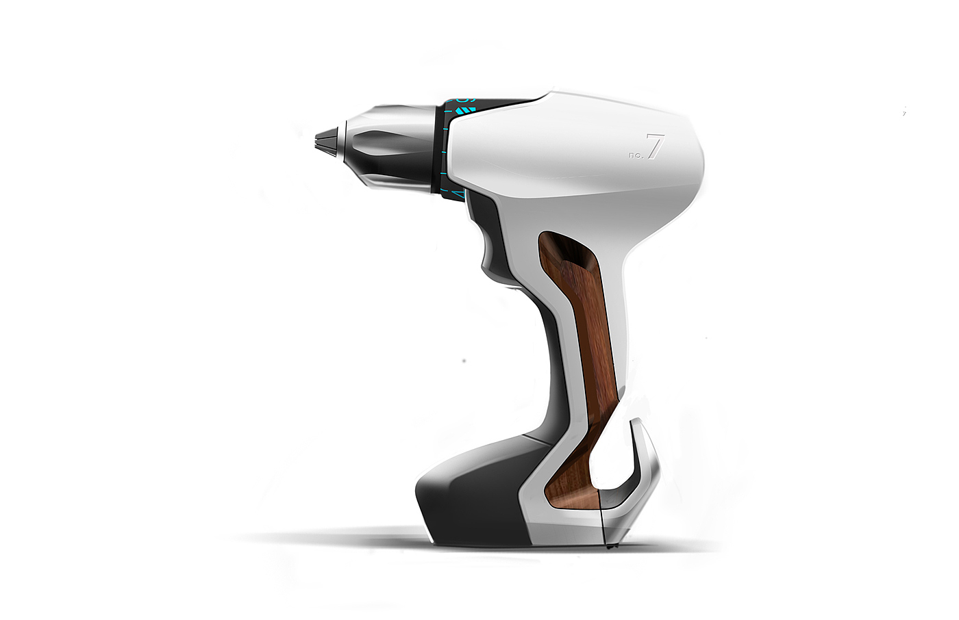 Electric drill，tool，renovation，Hand drawn，