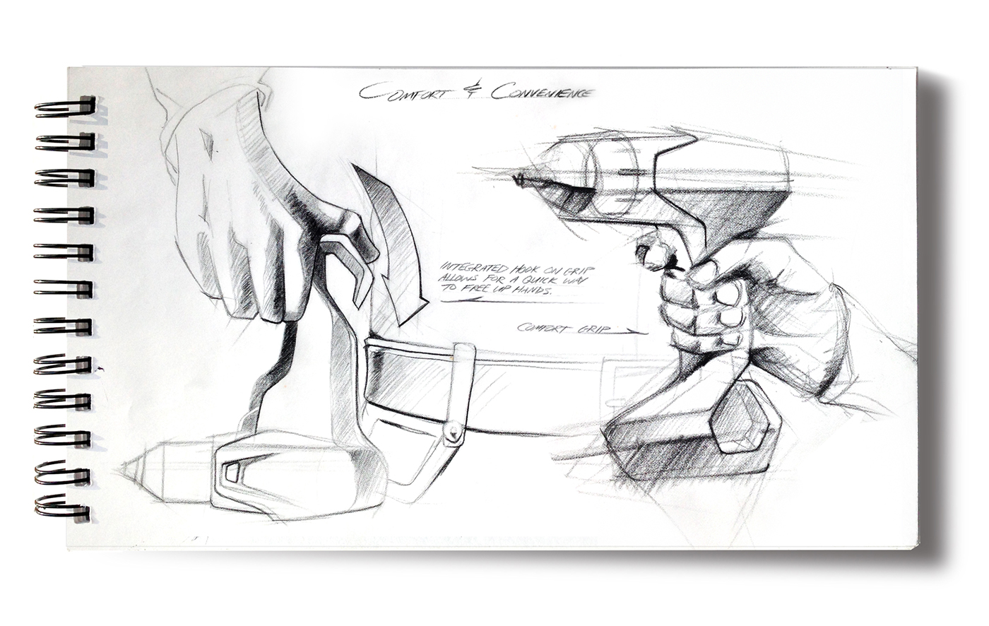 Electric drill，tool，renovation，Hand drawn，