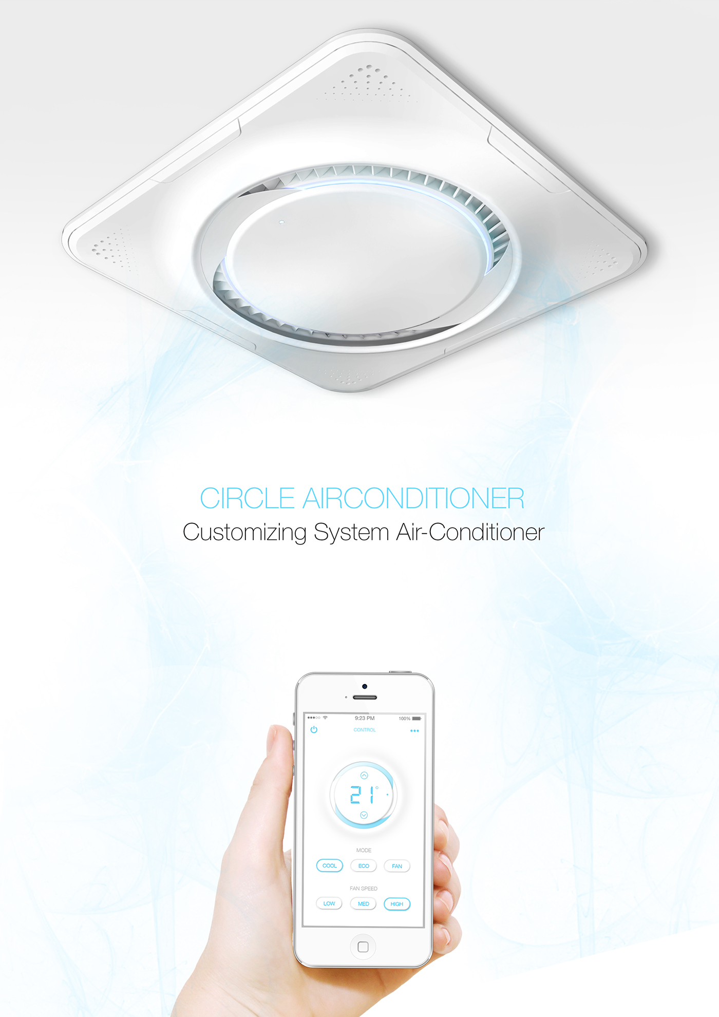 User experience，intelligence，Mobile control，air conditioning system，