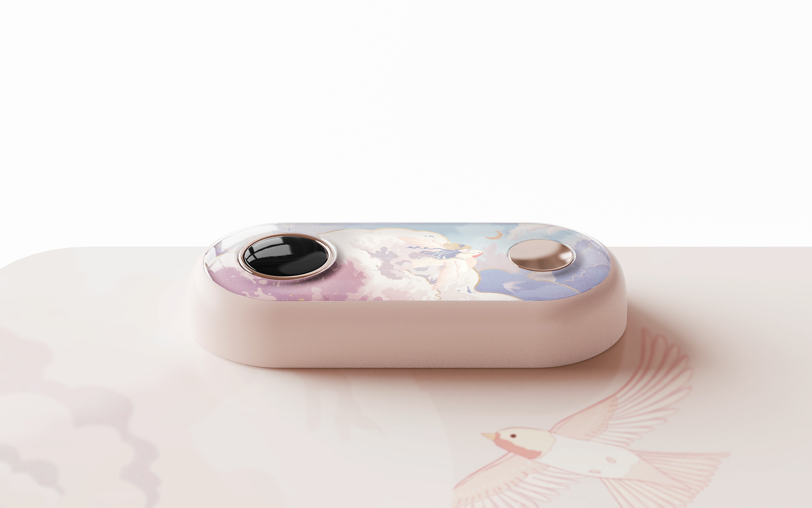 Heating table mat，industrial design，Transparent material，