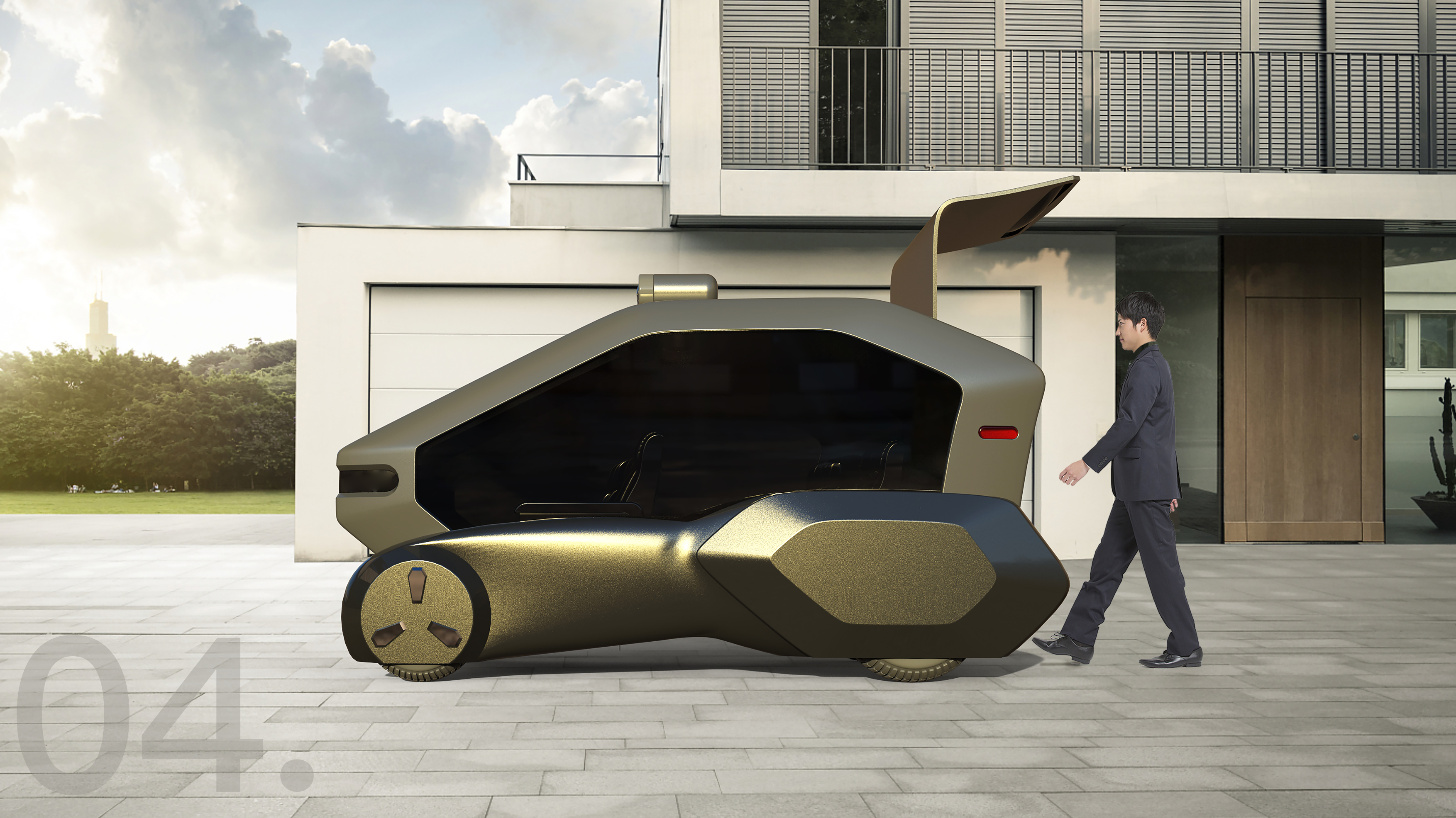 automobile，new energy，concept，Sightseeing car，science and technology，future，science fiction，