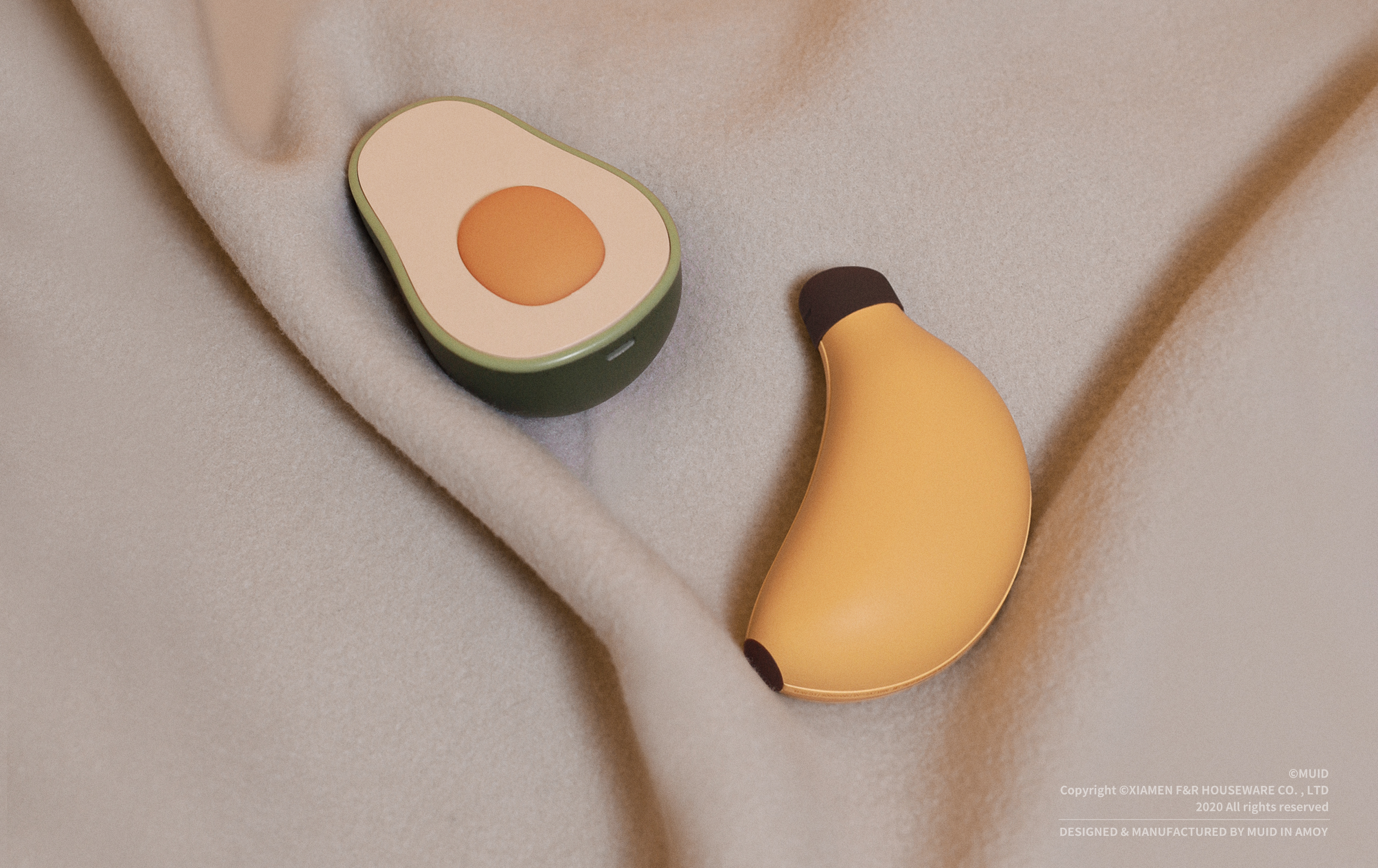 MUID，Find fun，Original design，product design，Hand warmer，Banana，