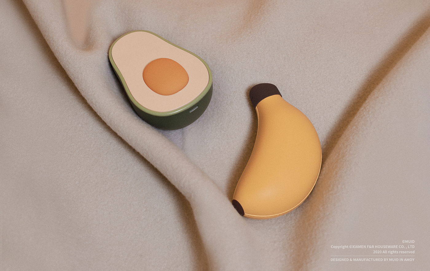 MUID，Find fun，Original design，product design，Hand warmer，Banana，