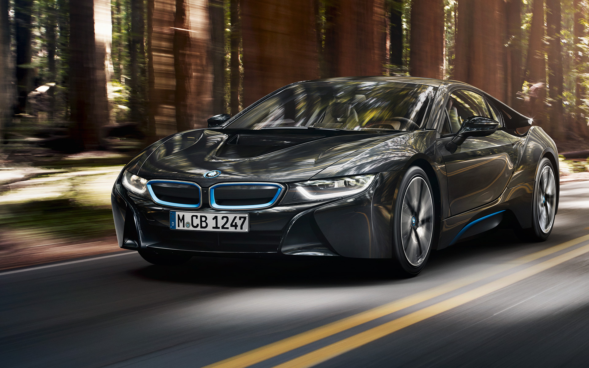 bmw，BMW i8，Sports car，vehicle，