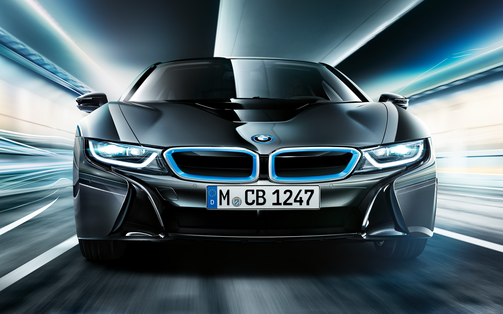 bmw，BMW i8，Sports car，vehicle，