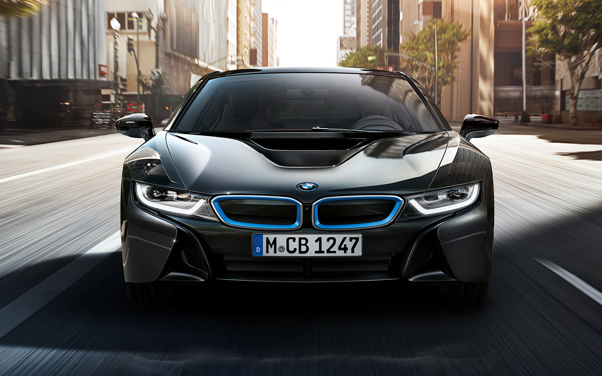 bmw，BMW i8，Sports car，vehicle，