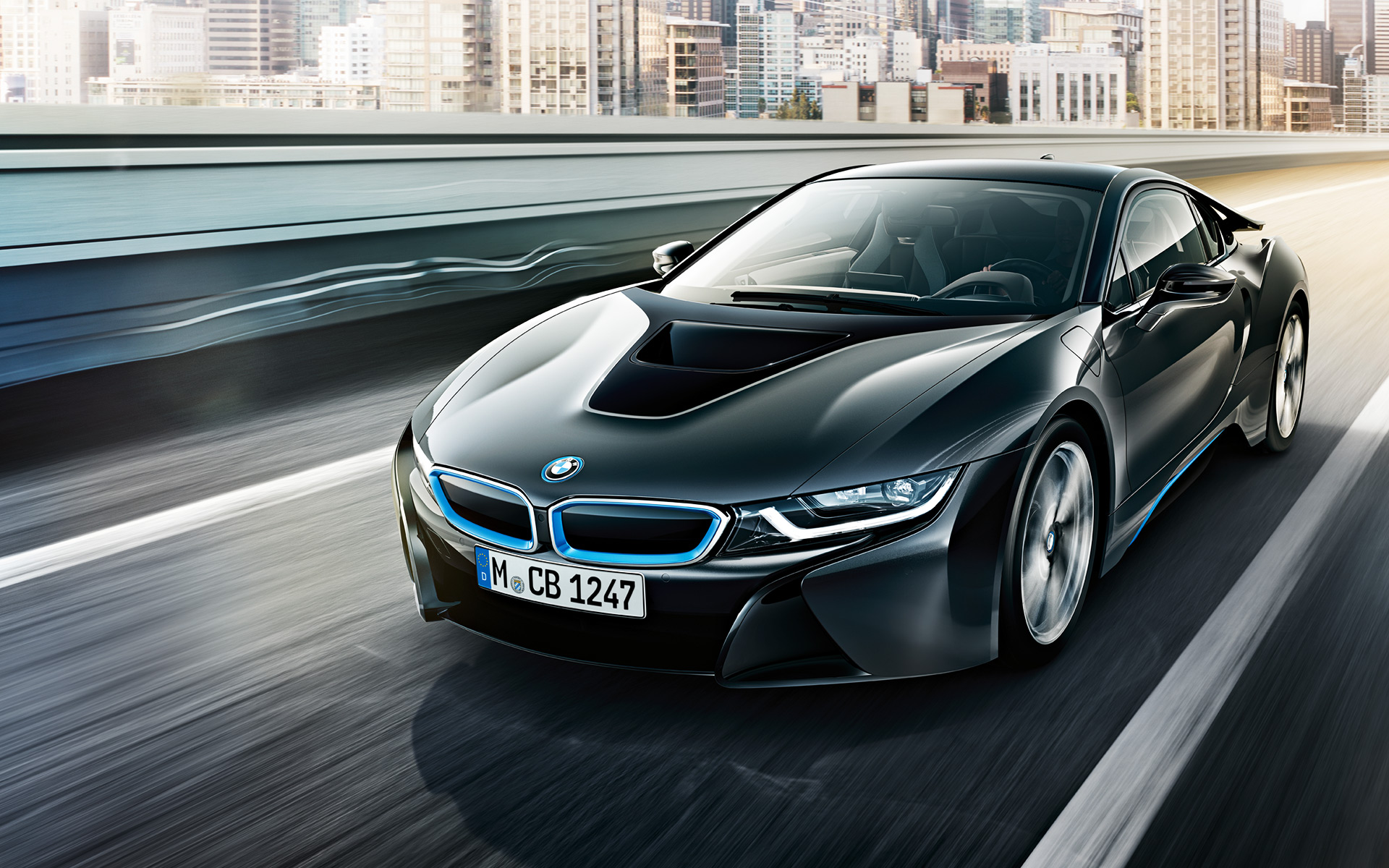 bmw，BMW i8，Sports car，vehicle，