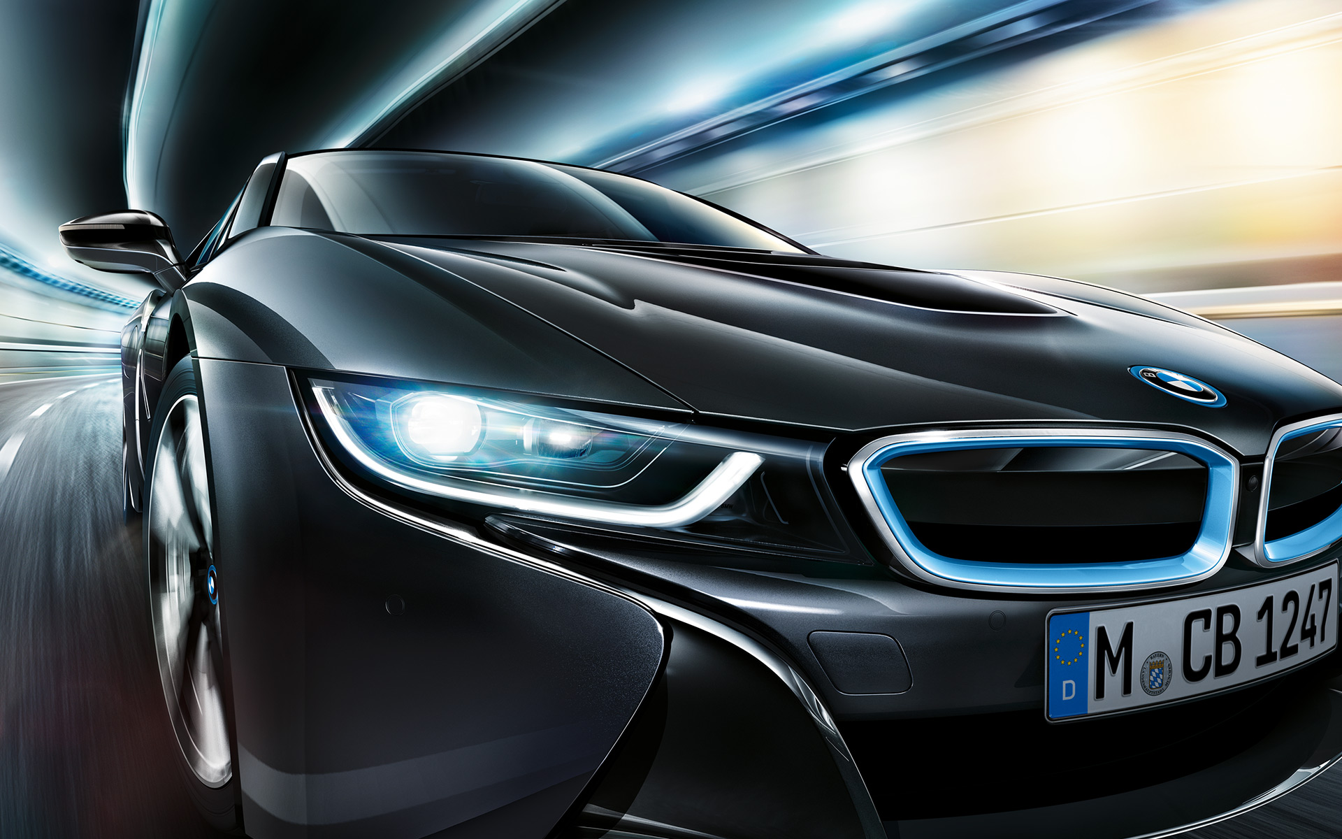 bmw，BMW i8，Sports car，vehicle，