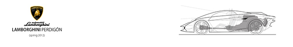 Lamborghini，Automobile design，product design，streamline，Sports car，