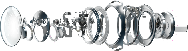 Mechanics，wear，Explosion diagram，Wrist watch，