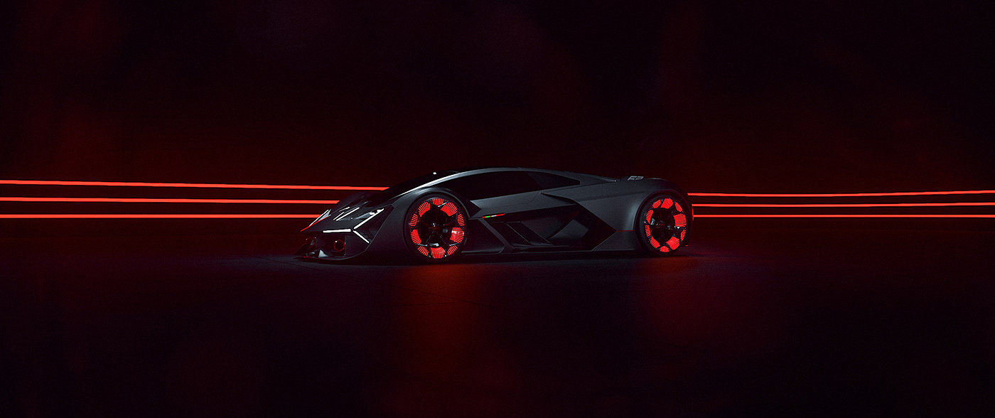 兰博基尼，Lamborghini，cgi，