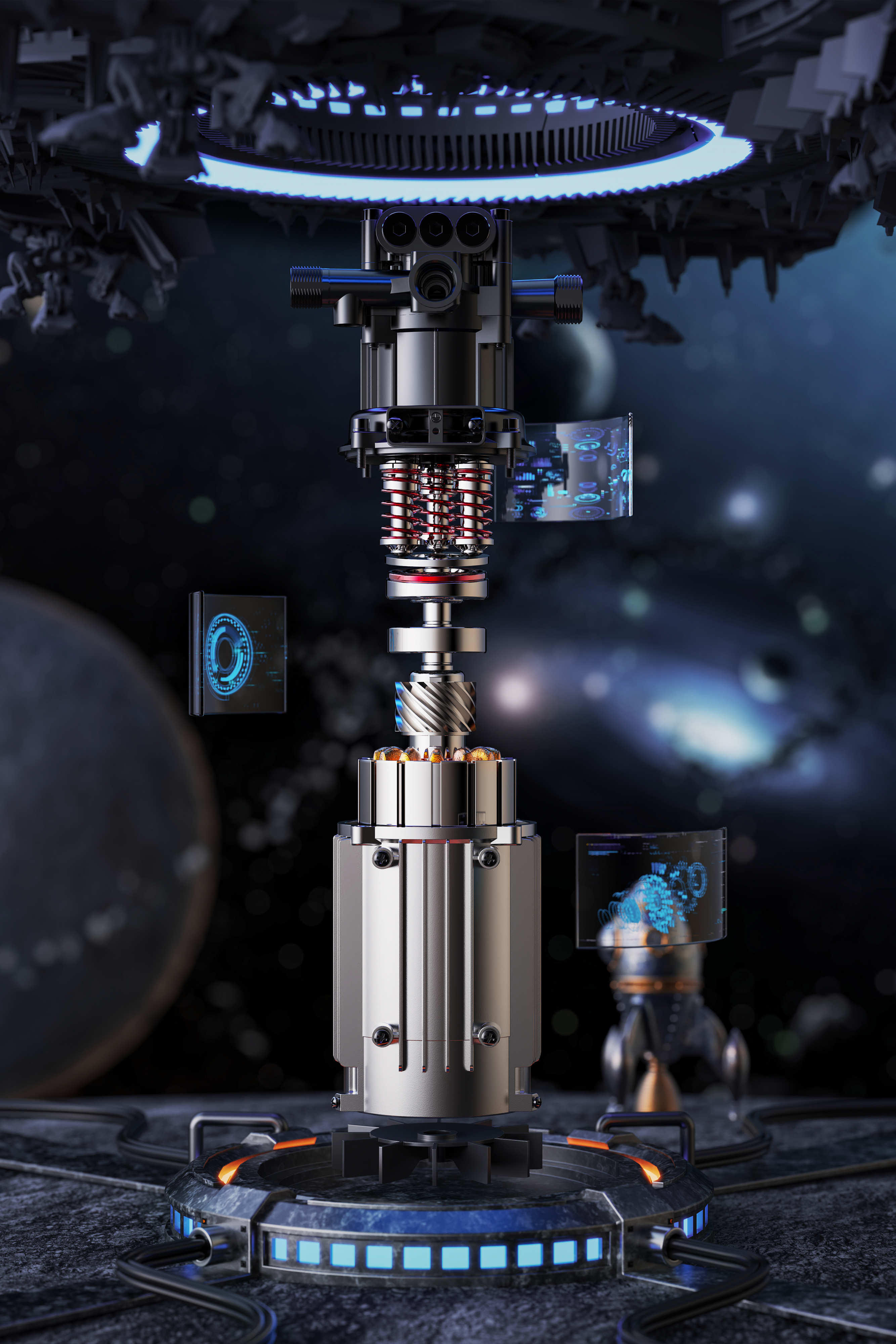 keyshot，rhinoceros，c4d，Product rendering，Electric tool，Hardware products，