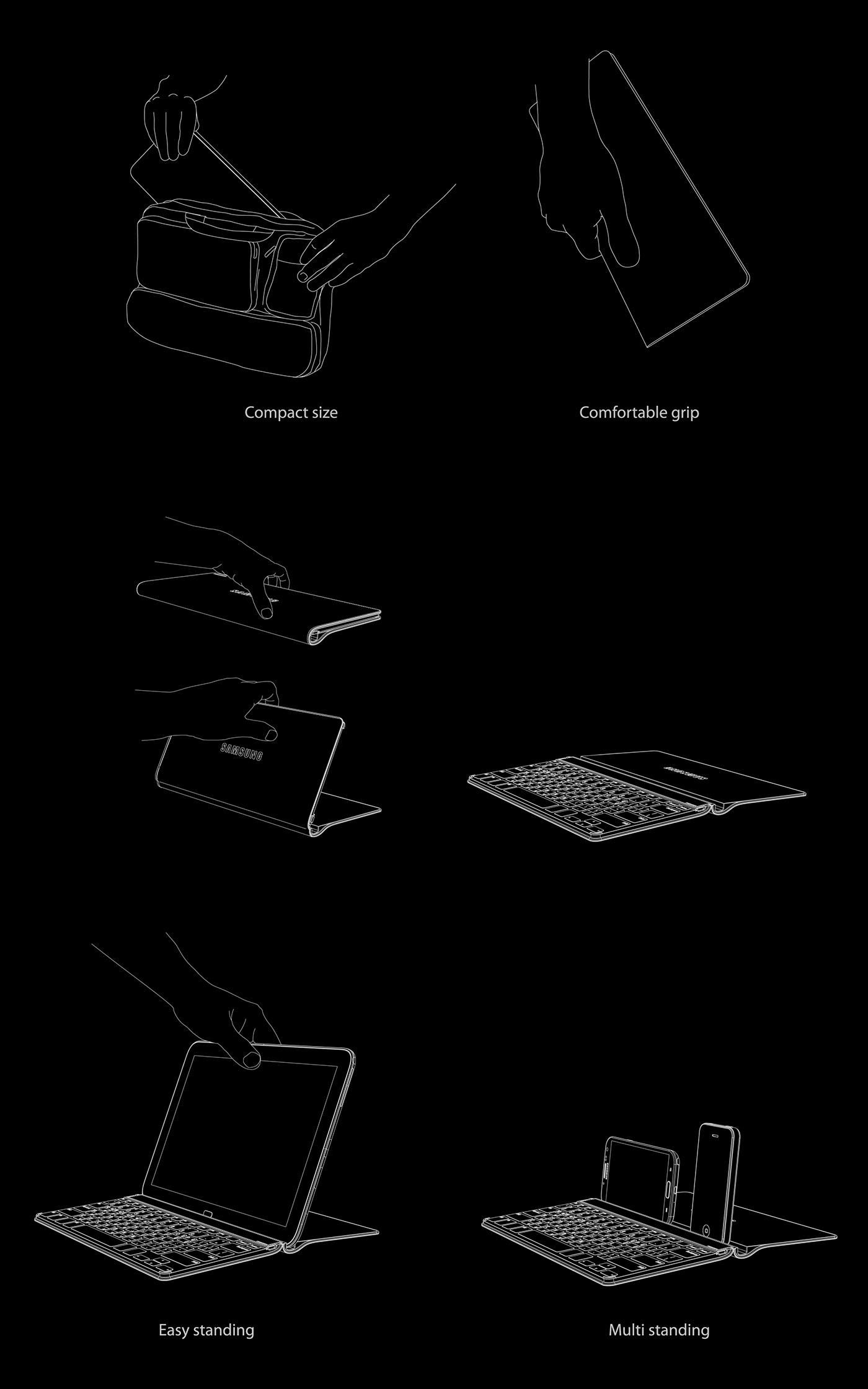 YONG LEE，keyboard，Portable，Leather system，