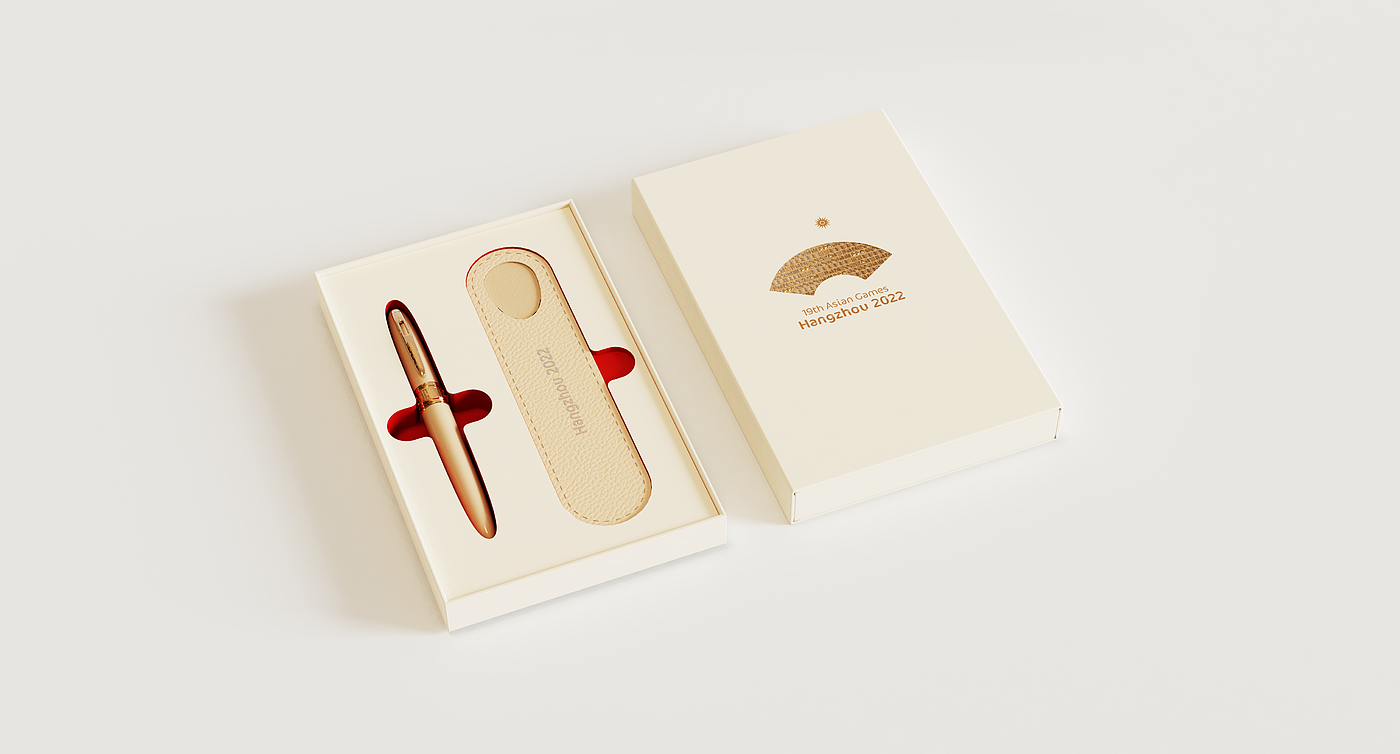 asian games，two thousand and twenty-two，Pen，Cultural creation，Stationery，New year goods，gift，