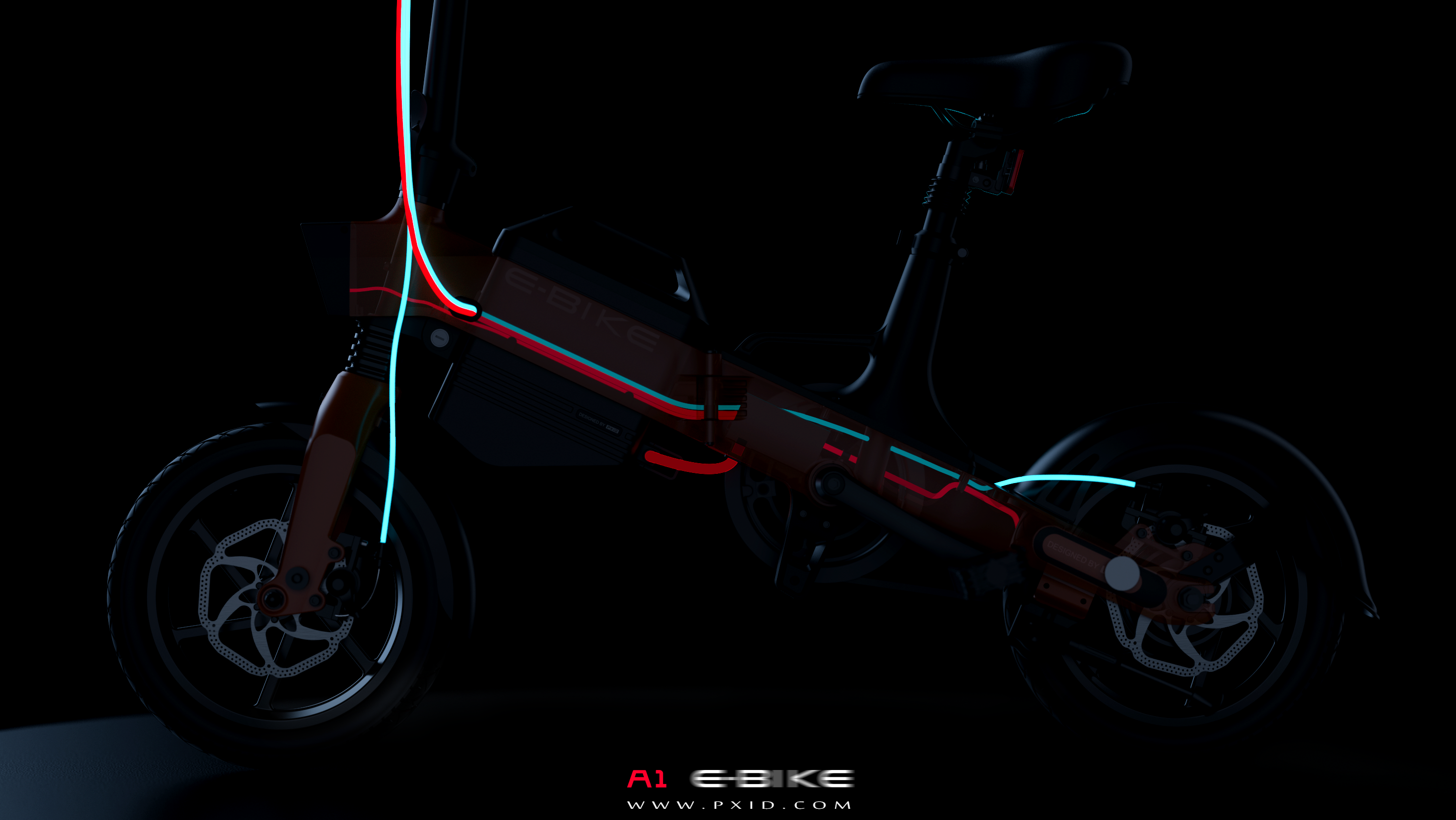 Electric bicycle，Bicycle design，Electric vehicle，industrial design，product design，vehicle，Appearance design，