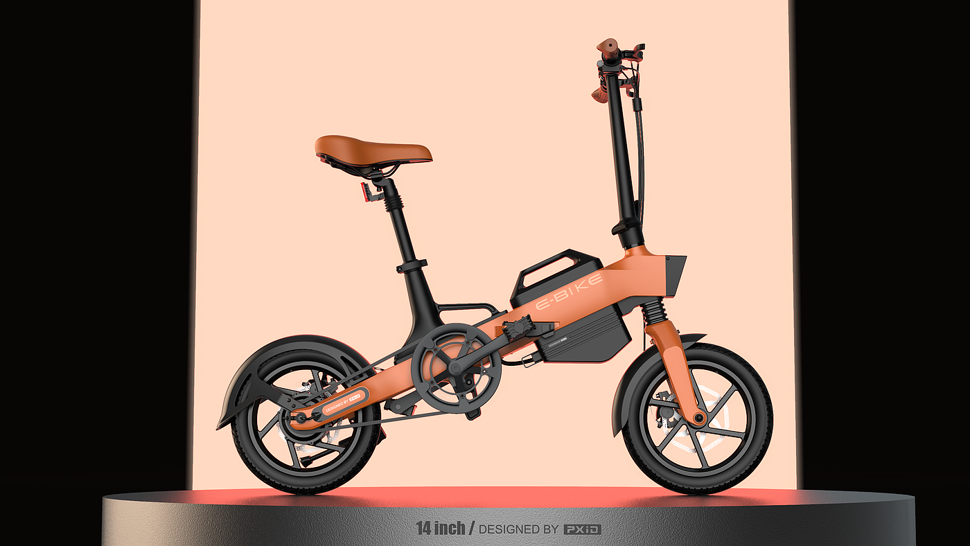 电动自行车，自行车设计，电动车，工业设计，产品设计，交通工具，外观设计，