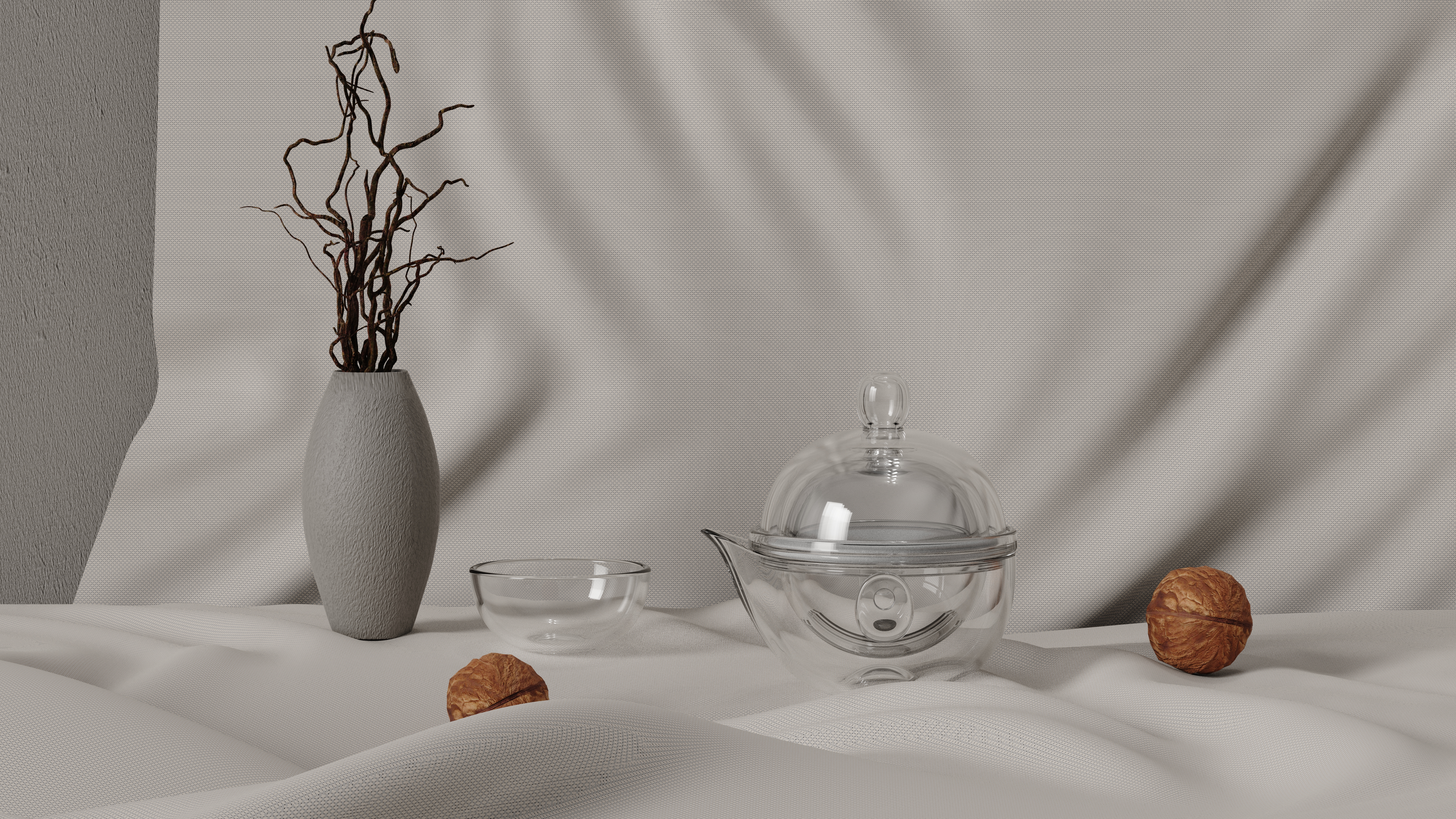 Dongkeji，tea set，tea utensils，Glass tea set，