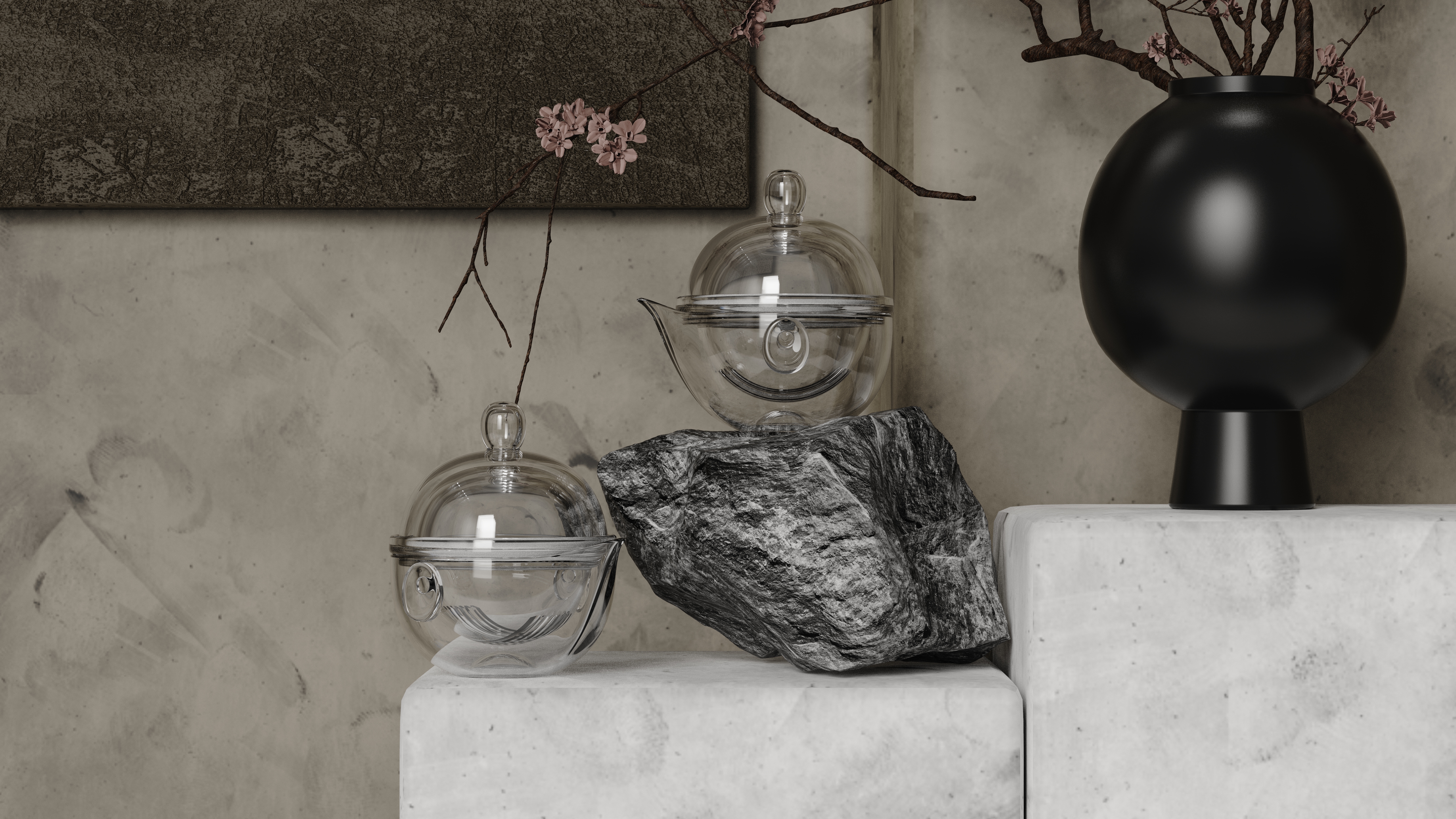 Dongkeji，tea set，tea utensils，Glass tea set，