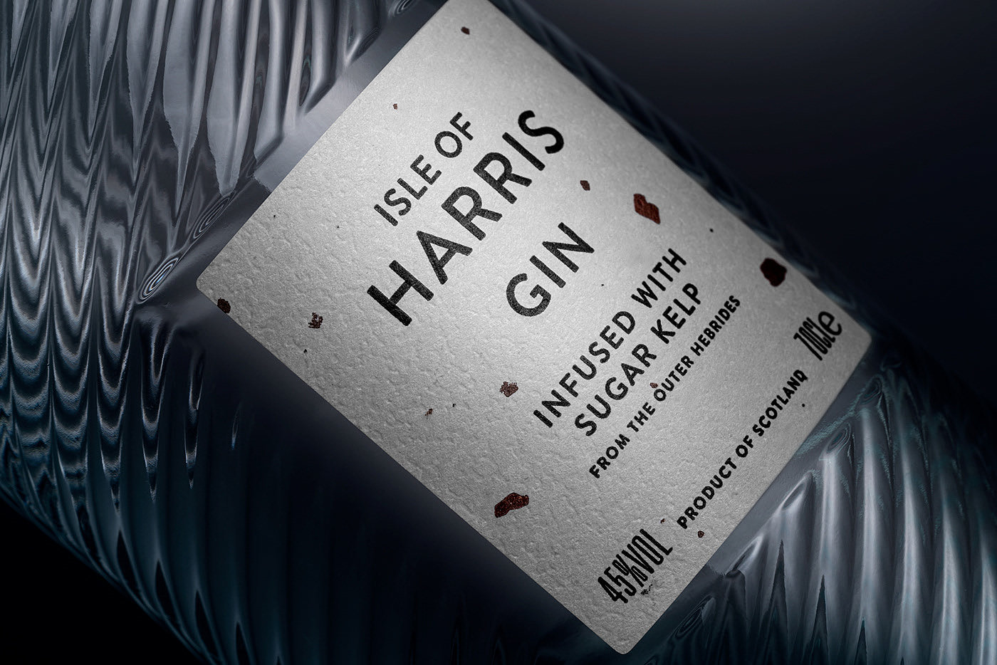 Gin，Harris Island，Alcoholic beverages，Bottled Cocktail，packing design，The wine bottle，