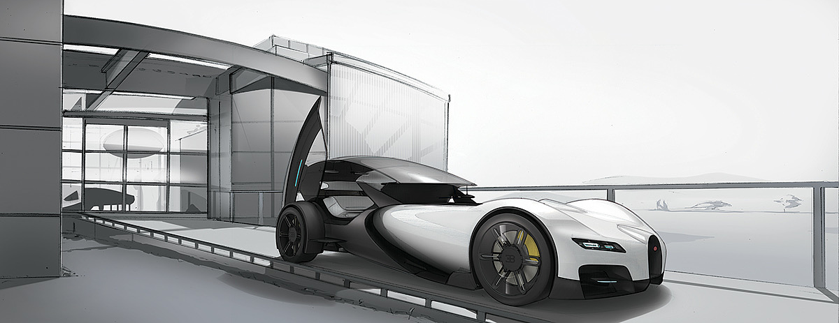 Car interior，automation，automobile，Bugatti，