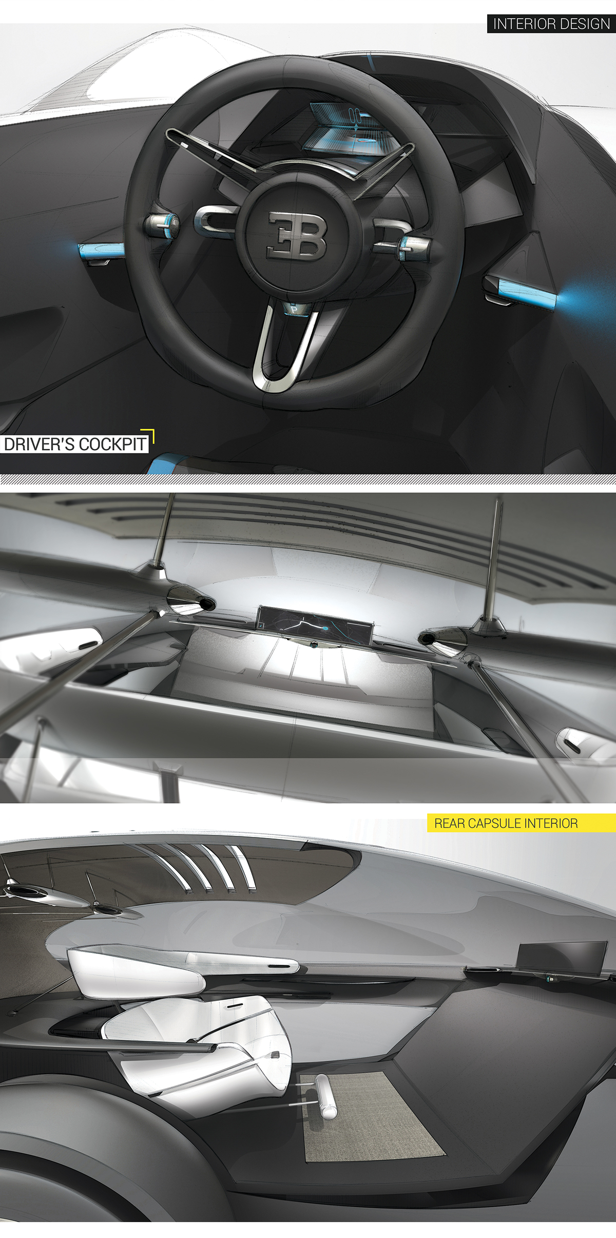 Car interior，automation，automobile，Bugatti，