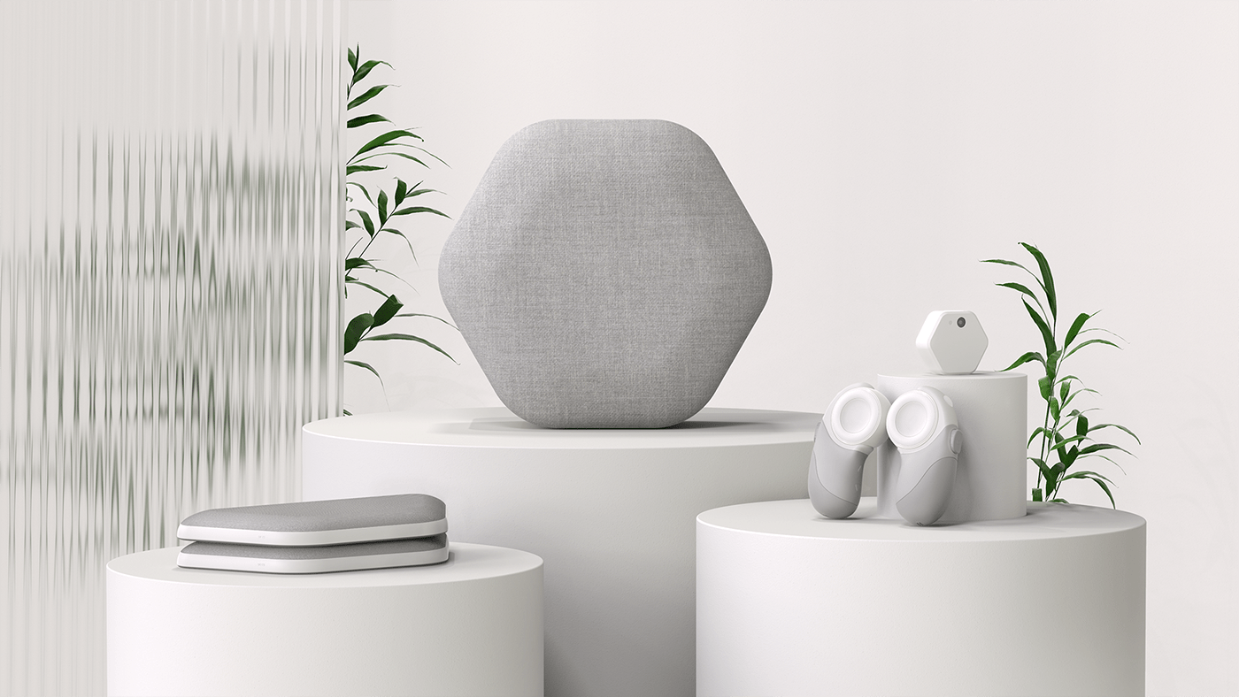 3D Futurism，Metaverse，Modern products，visualization，