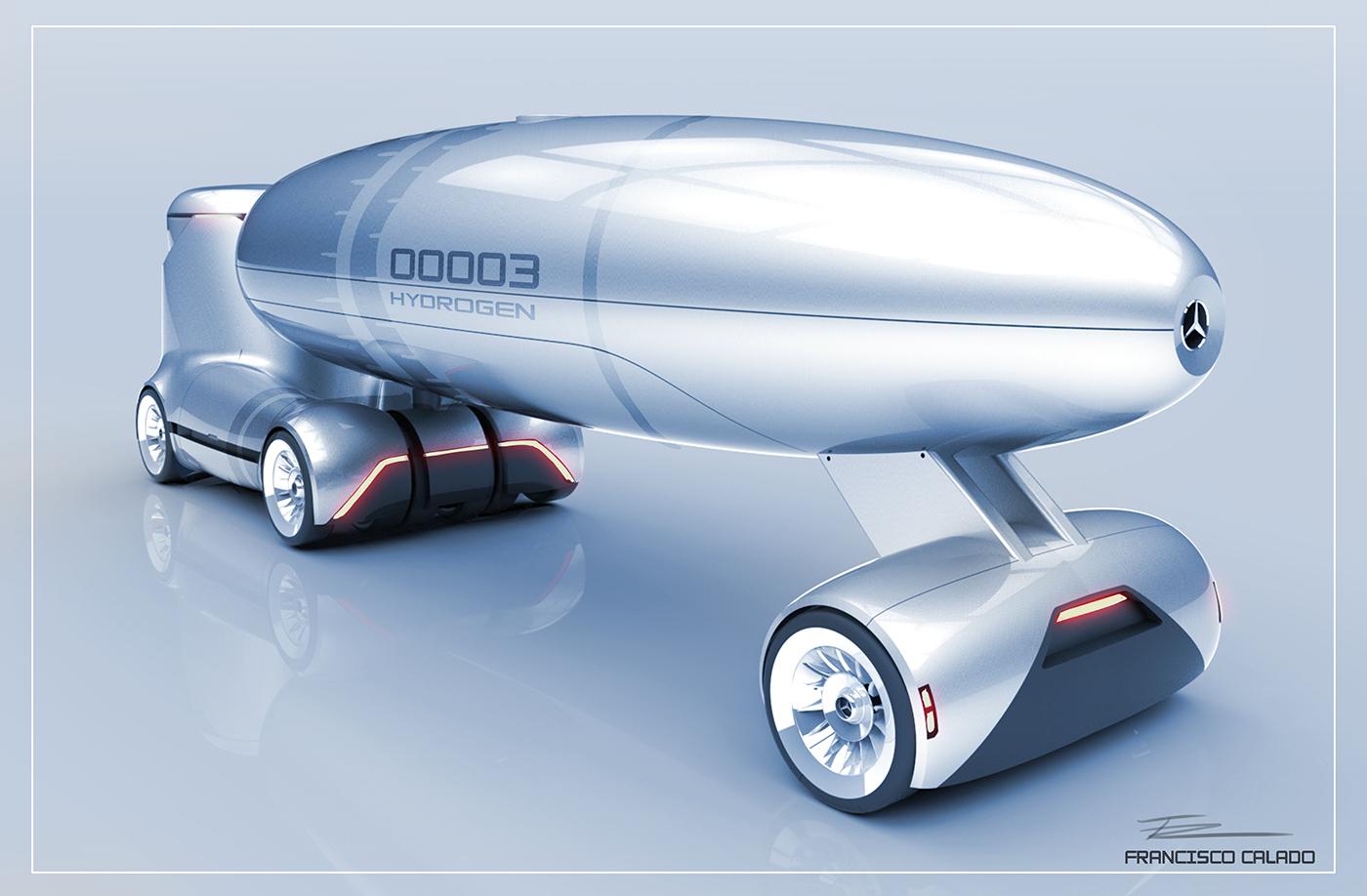 conceptual design，Transportation design，Liquid transportation，Truck design，Mercedes Benz Truck，