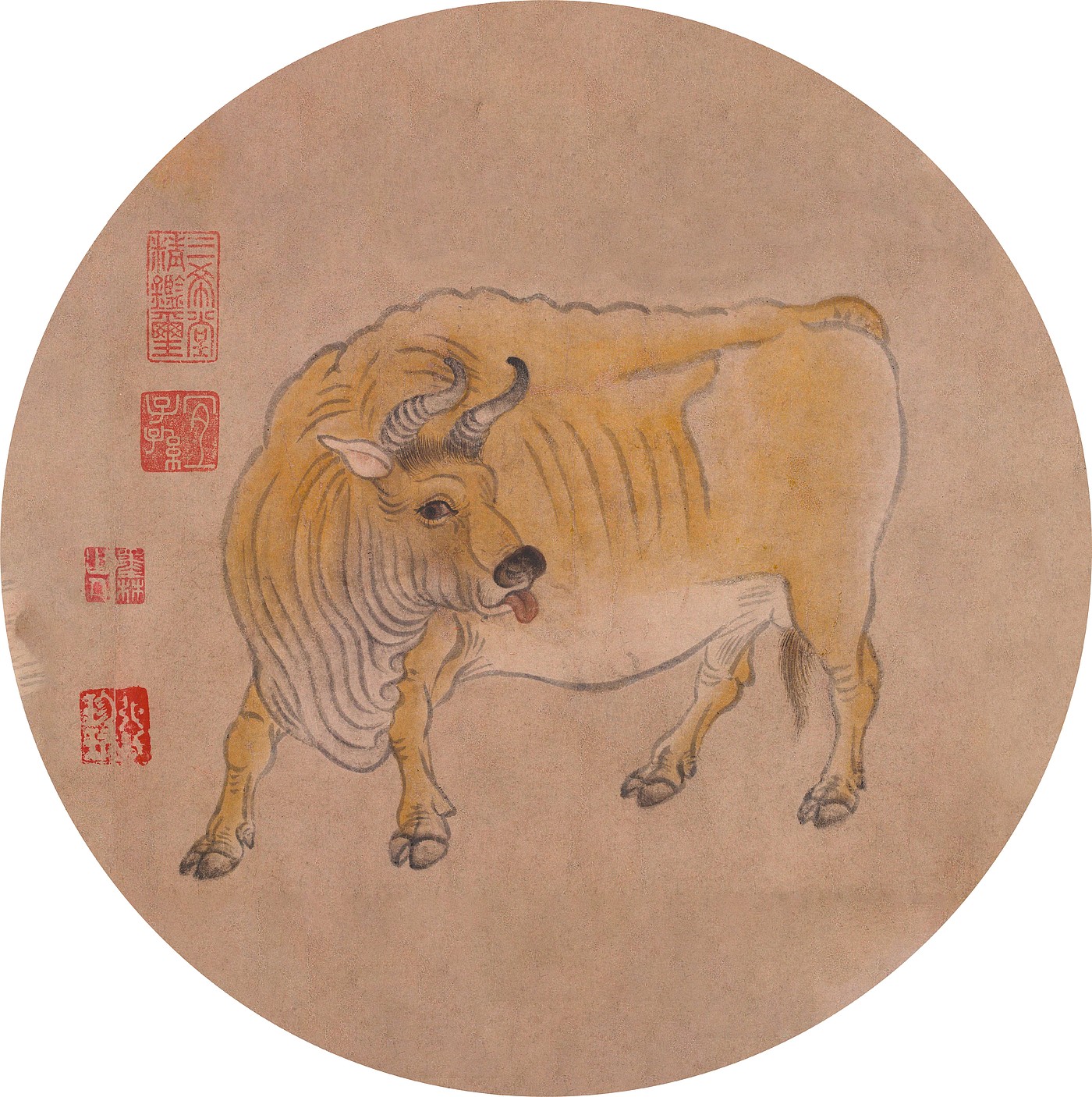 Tea，Five cattle chart，