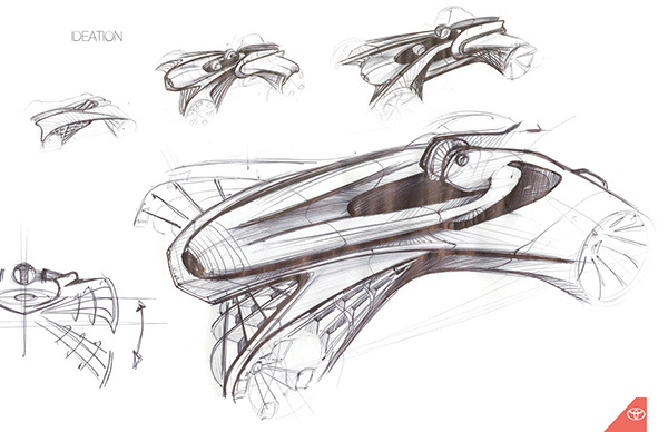 toyota，Robot inspiration，Automobile design，industrial design，product design，