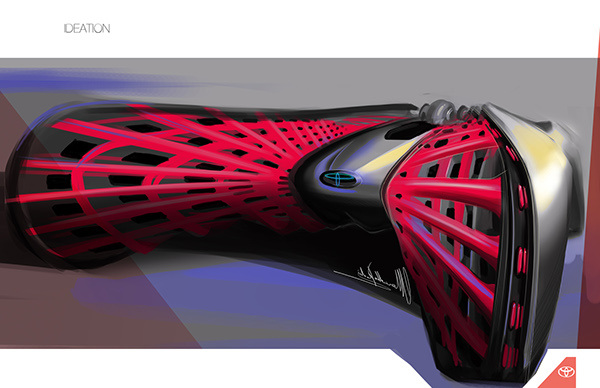 toyota，Robot inspiration，Automobile design，industrial design，product design，