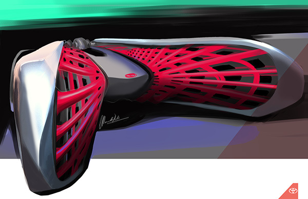 toyota，Robot inspiration，Automobile design，industrial design，product design，
