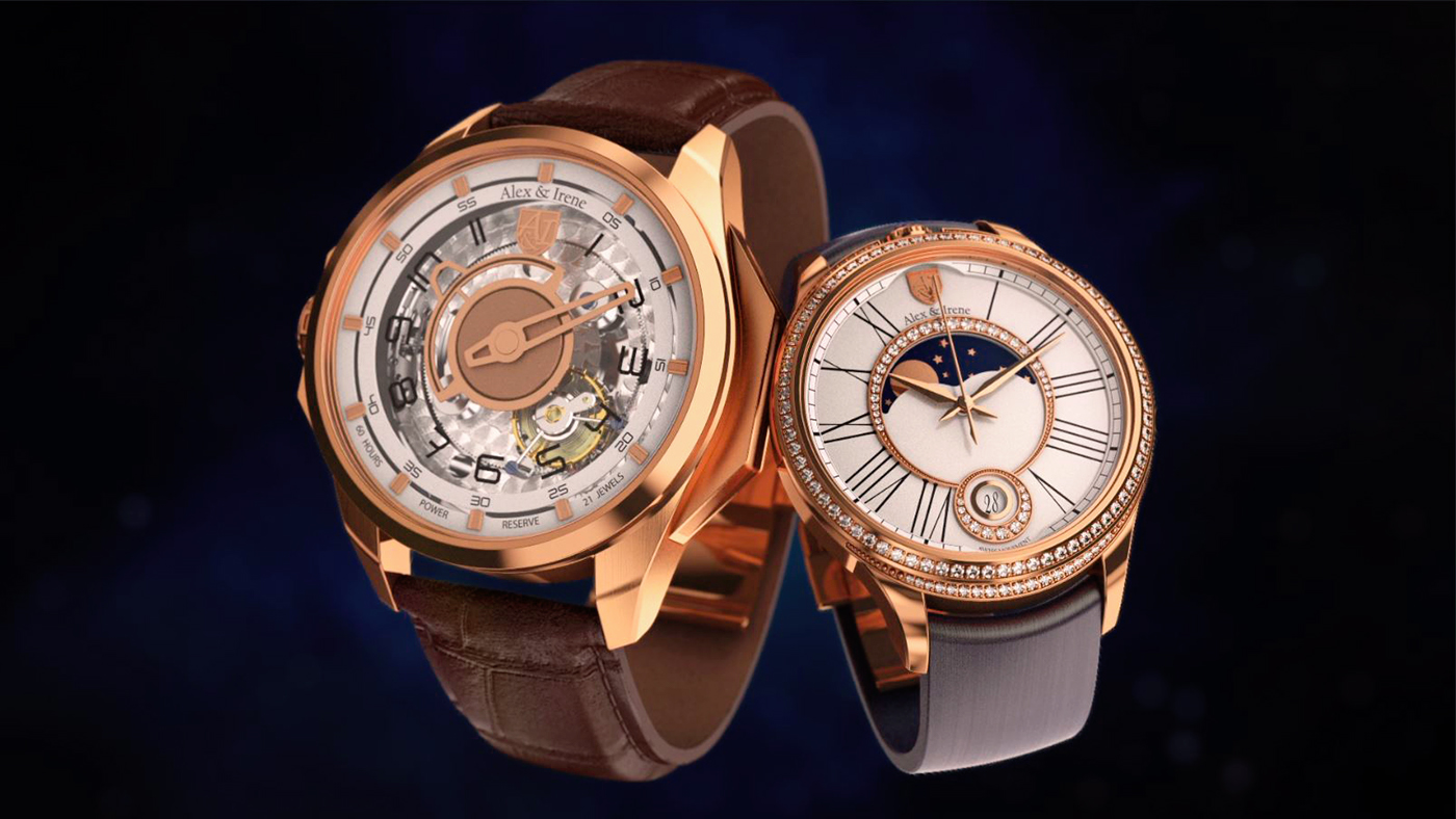 lovers，men and women，wedding，Render，Wrist watch，