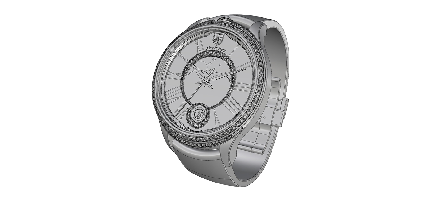 lovers，men and women，wedding，Render，Wrist watch，
