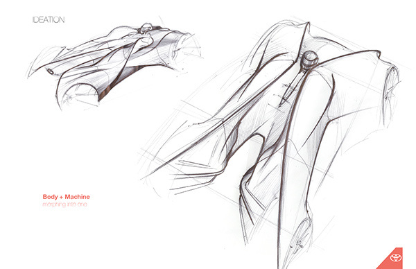 toyota，Robot inspiration，Automobile design，industrial design，product design，