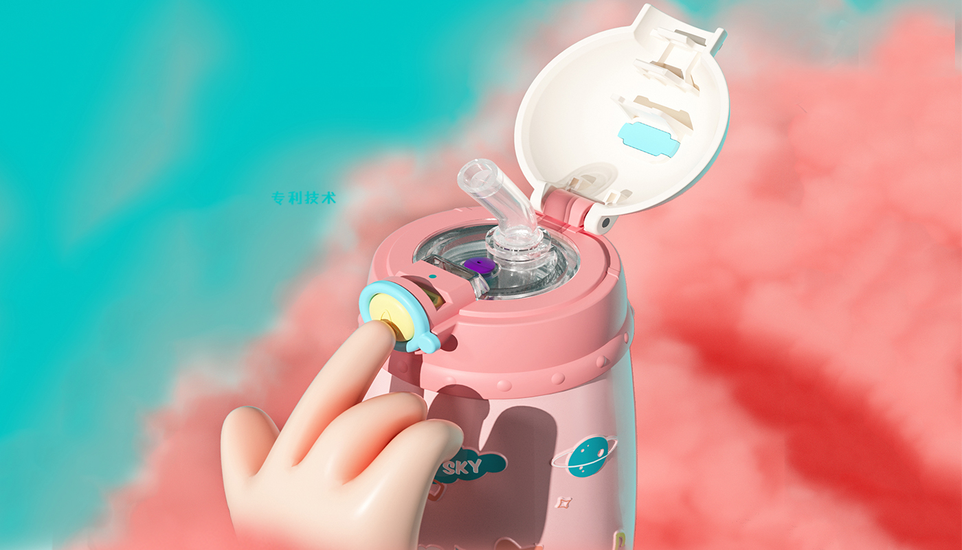 Children's water cup，Water cup，Mother and baby，