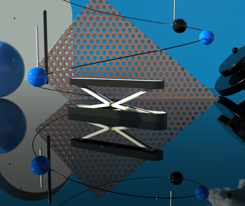 product design，industrial design，lamps and lanterns，Folding lamp，Tricolor，