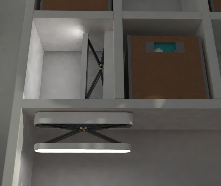 product design，industrial design，lamps and lanterns，Folding lamp，Tricolor，