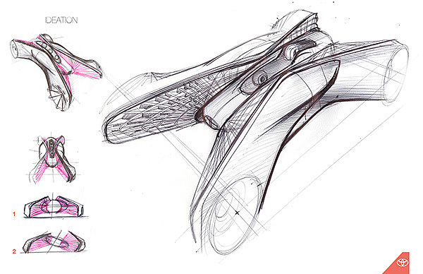 toyota，机器人灵感，汽车设计，工业设计，产品设计，