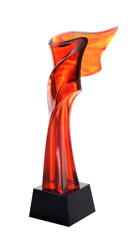 Design of red flag trophy for the 100th anniversary of the founding of the party，