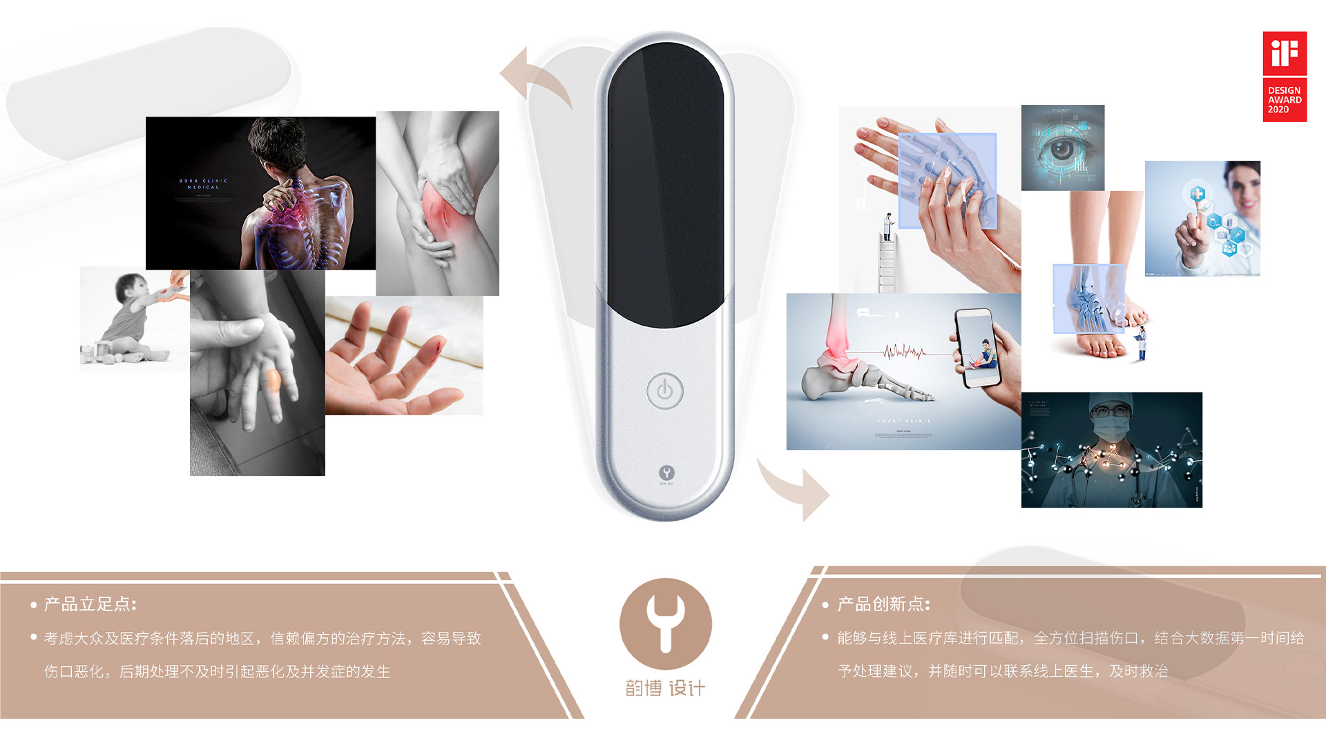 Yunbo original design，Wound detector，Intelligent products，product design，industrial design，