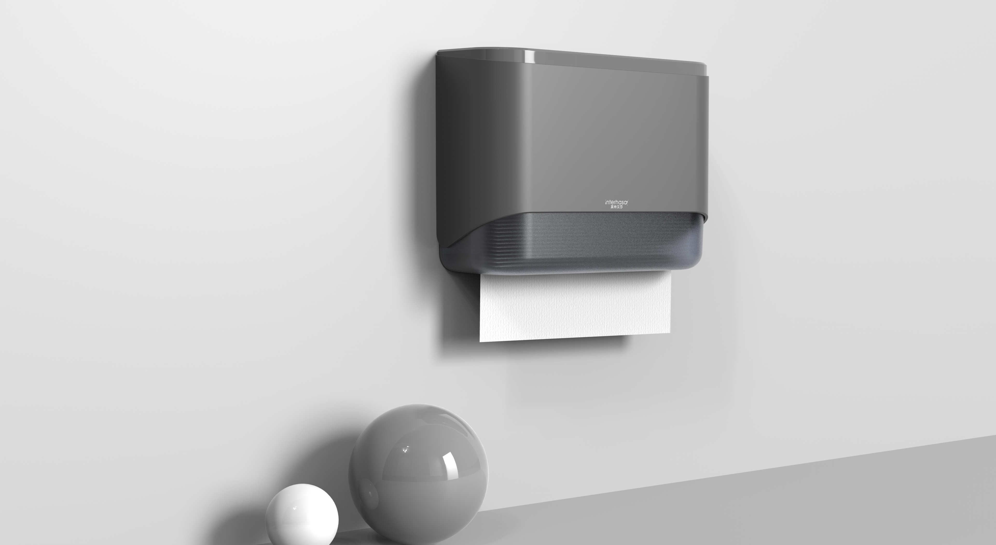 Appearance design，product design，Tissue box，Daily Necessities，innovate，Receive，TOILET，Hanging wall，