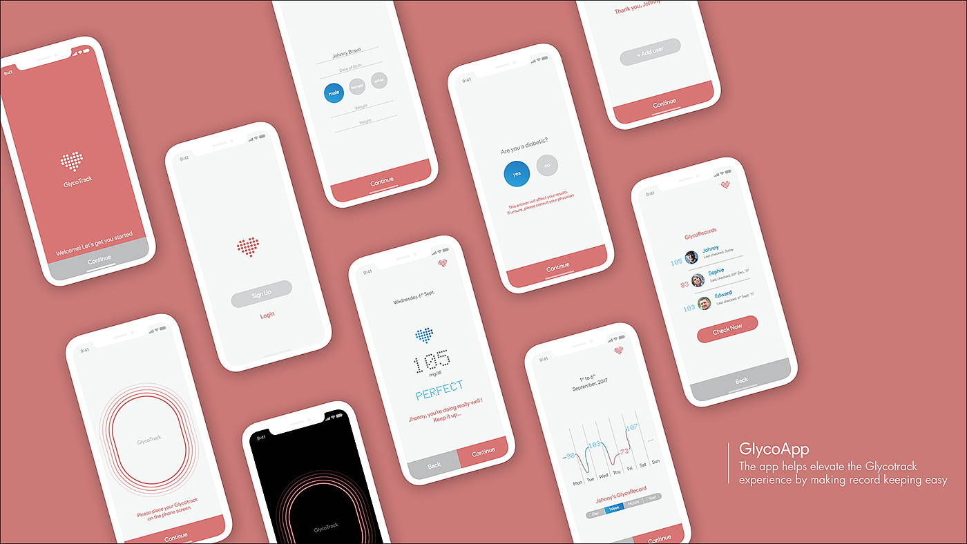 healthy，app，black，