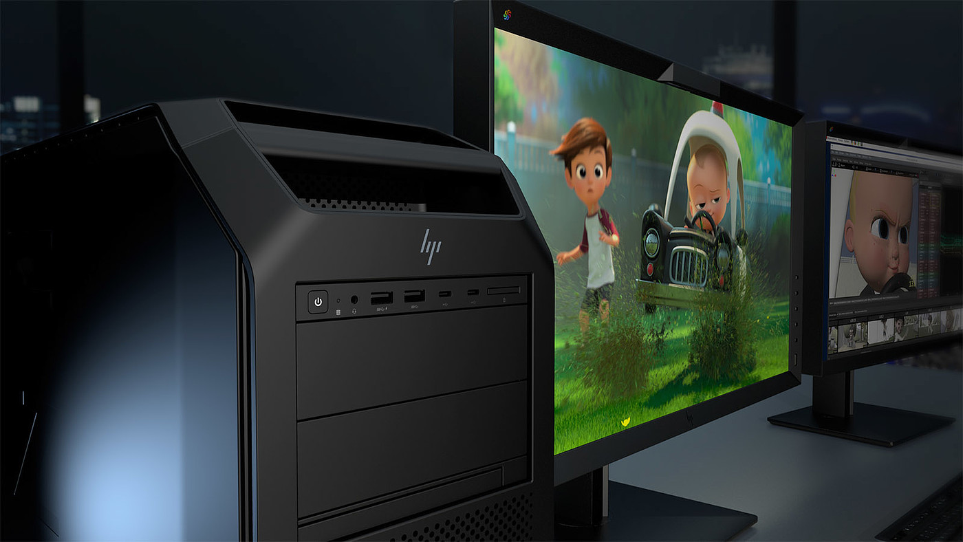 HP，Computer host，workstation，Render，CGI design，